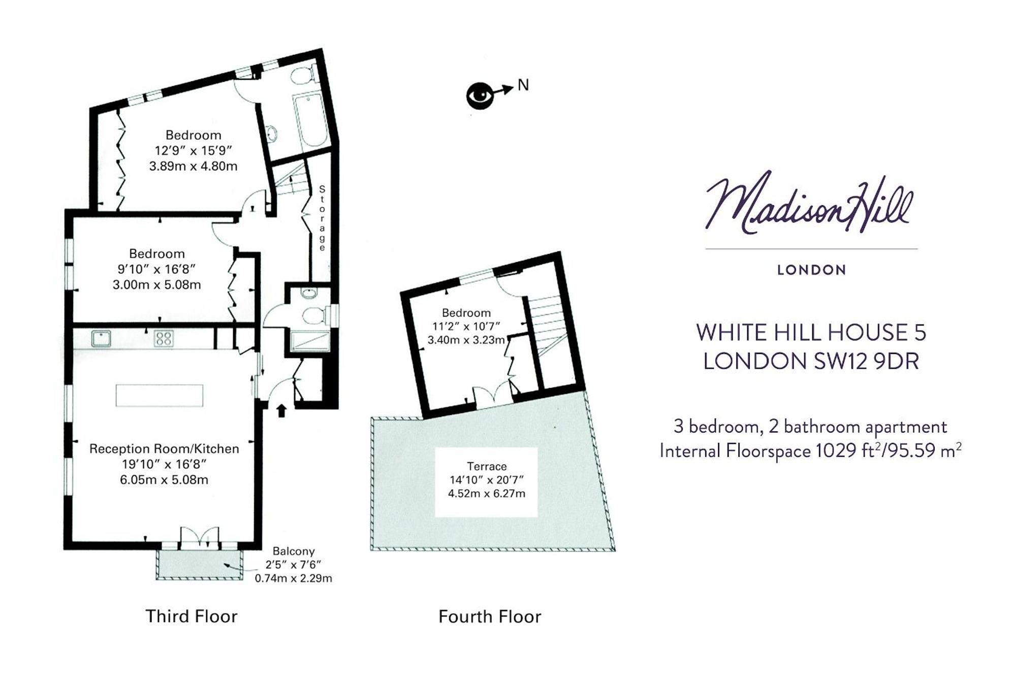 Madison Hill - White Hill House 5 - 3 Bedroom Flat Londýn Exteriér fotografie